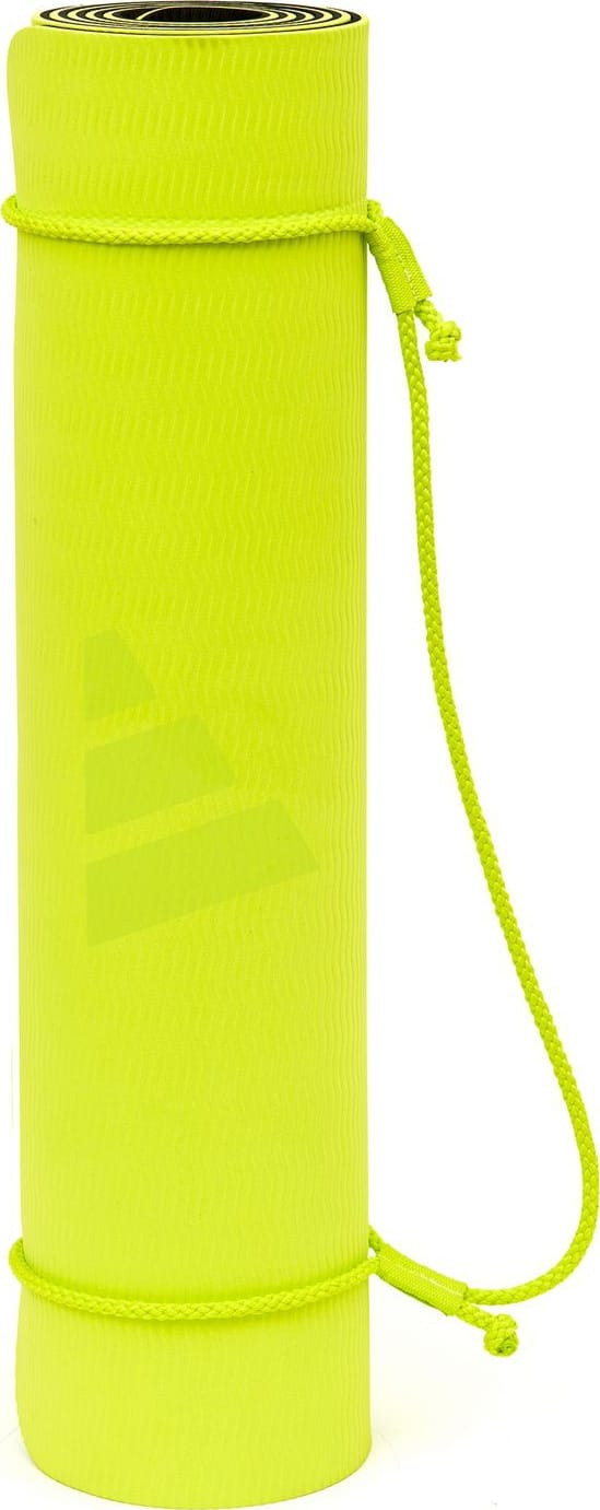 Килимок для йоги Adidas Double Sided Yoga Mat жовтий, сірий 176 х 61 х 0,6 см (ADYG-10400BLY-NL) ADYG-10400BLY-NL
