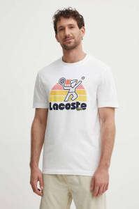 Футболка Lacoste Men's Washed Effect Tennis Print T-Shirt TH8567 51 001