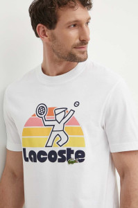 Футболка Lacoste Men's Washed Effect Tennis Print T-Shirt TH8567 51 001