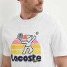 Футболка Lacoste Men's Washed Effect Tennis Print T-Shirt TH8567 51 001