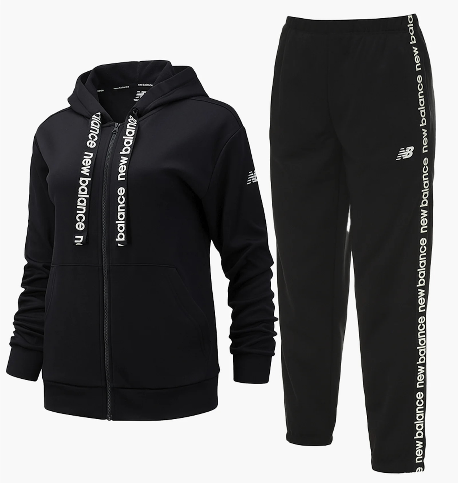 Костюм спортивний жіночий New Balance Reletless Perf Fleece Black WJ13174BK__WP13176BK