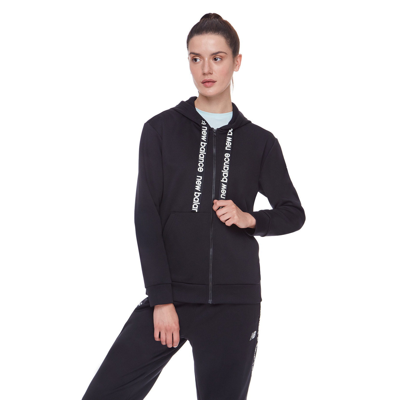 Костюм спортивний жіночий New Balance Reletless Perf Fleece Black WJ13174BK__WP13176BK