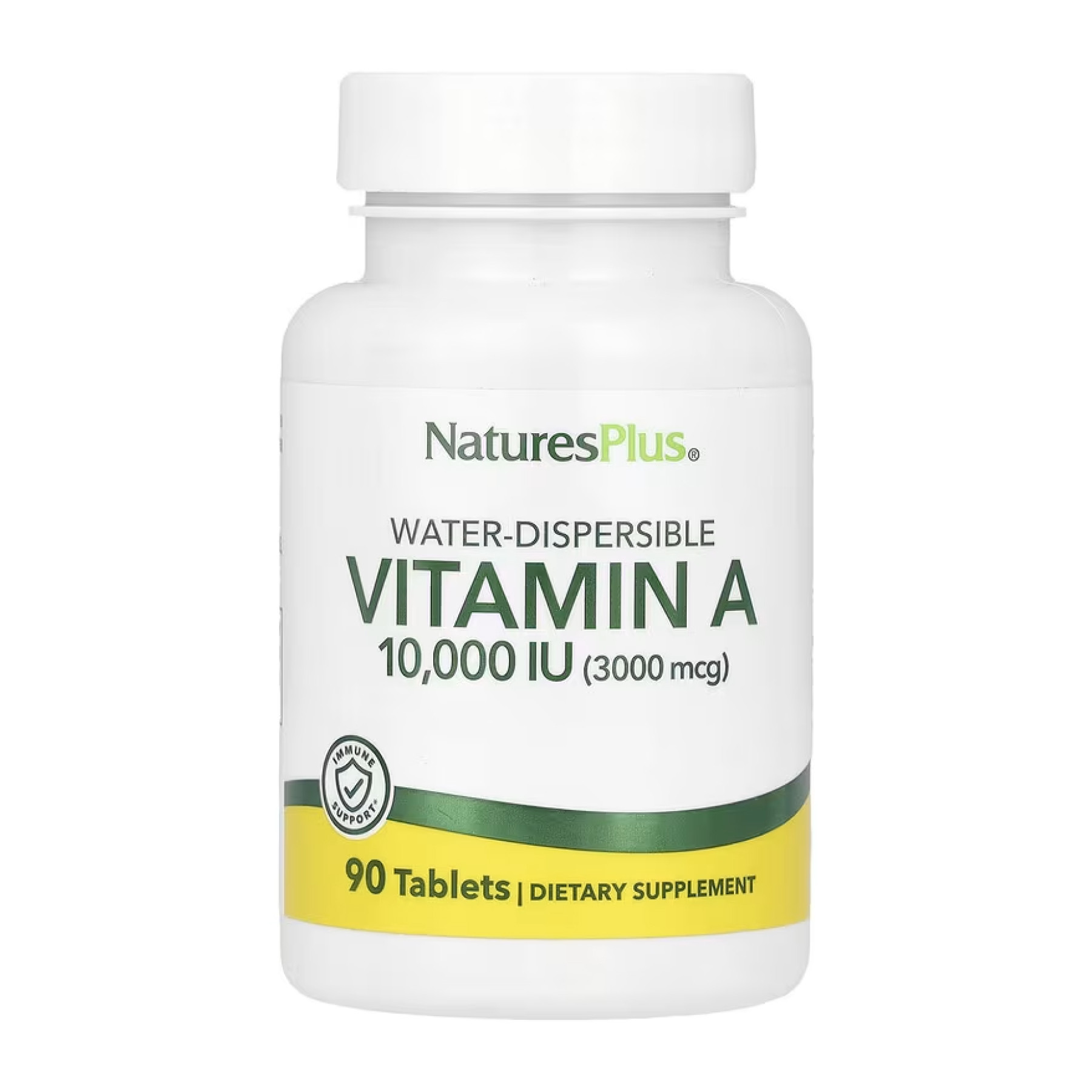 Таблетки Nature's Plus VIT A 10,000 IU Water-Dispersible - 90 tabs 2023-10-5227