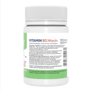 Капсули Stark Pharm Vitamin B3 Niacin - 100 caps 2023-10-4665