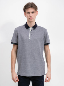 Поло 1035621-31501 Tom Tailor L Сірий 1035621-31501