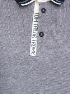 Поло 1035621-31501 Tom Tailor L Сірий 1035621-31501