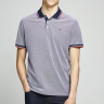 Поло JPRBLUWIN POLO SS NOOS 12169064-Mood Indigo-Fit:REG W. WHISPER WHITE Jack&Jones L Сірий 12169064-MOOD INDIGO-FIT: