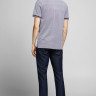 Поло JPRBLUWIN POLO SS NOOS 12169064-Mood Indigo-Fit:REG W. WHISPER WHITE Jack&Jones L Сірий 12169064-MOOD INDIGO-FIT: