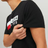 Футболка JJECORP LOGO TEE SS O-NECK NOOS 12151955-Black-Detail:Play 4 Jack&Jones L Чорний 12151955-BLACK-DETAIL:PLA