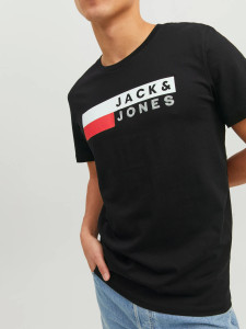 Футболка JJECORP LOGO TEE SS O-NECK NOOS 12151955-Black-Detail:Play 4 Jack&Jones L Чорний 12151955-BLACK-DETAIL:PLA