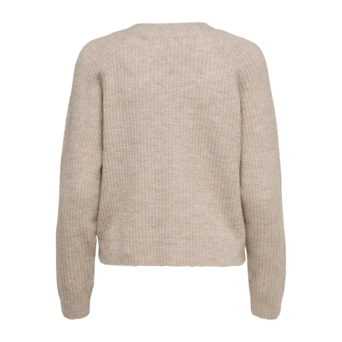 Кардиган ONLCAROL L/S CARDIGAN KNT NOOS 15196734-Pumice Stone ONLY L Бежевий 15196734-Pumice Stone-Det