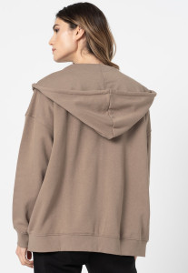 Толстовка ONLWANTED LT L/S ZIP SWEAT HOODIE SWT 15244836-Atmosphere ONLY L Коричневий 15244836-ATMOSPHERE