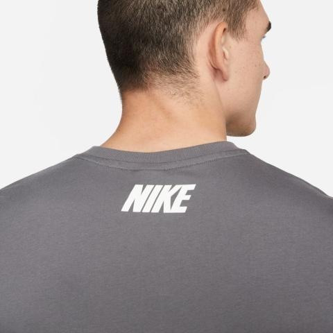 Футболка M NSW REPEAT SS TEE DM4685-068 Nike L Темно-сірий DM4685-068