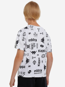 Футболка для хлопчиків 127356KAP-W1 Kappa 134-140 (140) Білий 127356KAP-W1