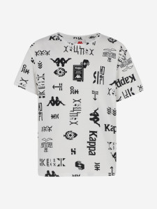 Футболка для хлопчиків 127356KAP-W1 Kappa 134-140 (140) Білий 127356KAP-W1