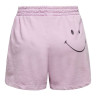 Шорти ONLSMILEY LIFE SHORTS SWT 15232827 Orchid Bloom-SMILEY ONLY L Бузковий 15232827ORCHIDBLOOM-SMILE