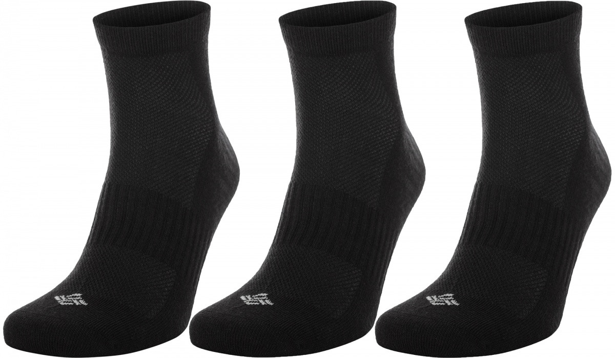 Шкарпетки (3 пари) NEW COTTON QUARTER SOCKS 3 PACK NCQS3PCLB-BLK Columbia NCQS3PCLB-BLK L Шкарпетки NCQS3PCLB-BLK