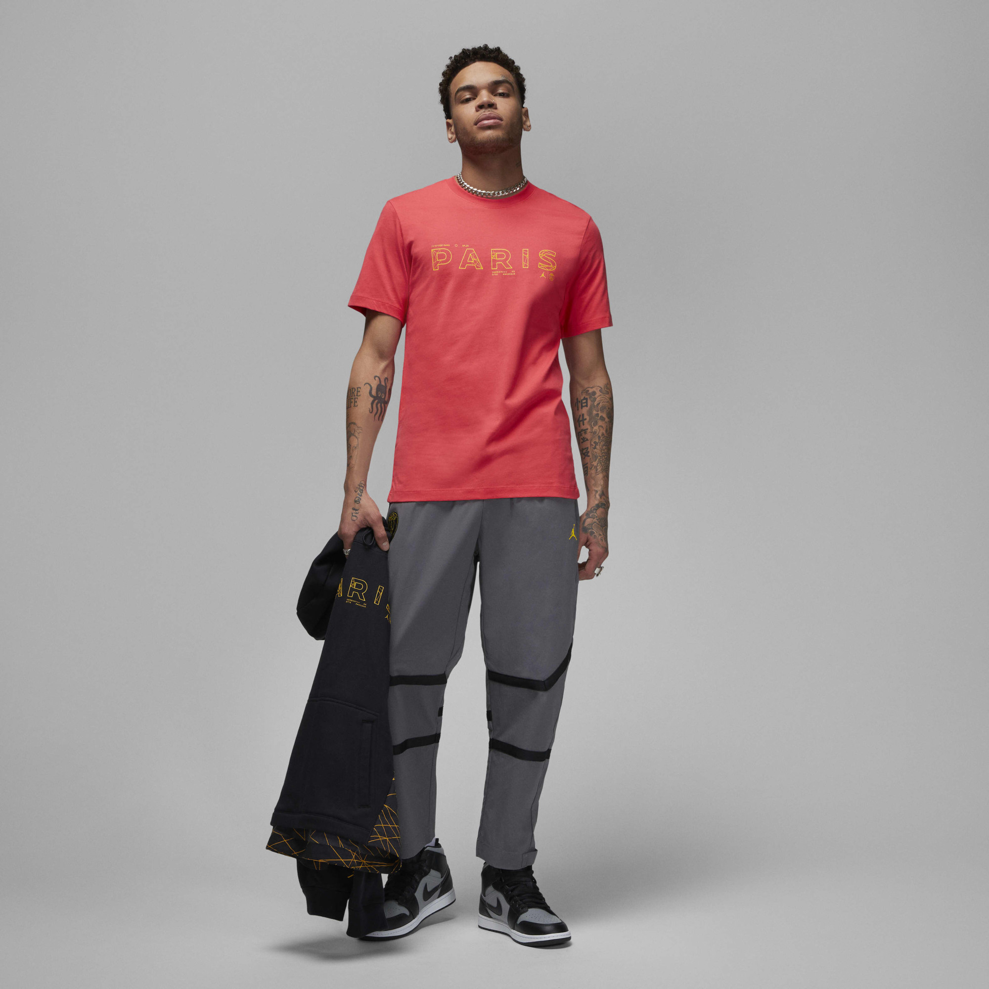 Футболка чоловіча Nike Paris Saint-Germain Orange Dv0634-648 DV0634-648