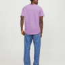 Футболка Jack & Jones JJEBASHER TEE O-NECK SS NOOS 12182498-PurpleRose