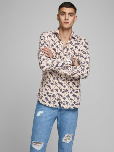 Сорочка 12170683Rosette Jack&Jones L Розовий 12170683ROSETTE