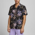 Сорочка JORTROPICANA RESORT SHIRT S/S LTN 12187956 Tap Shoe Jack&Jones XL Чорний 12187956TAPSHOE