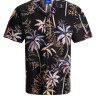 Сорочка JORTROPICANA RESORT SHIRT S/S LTN 12187956 Tap Shoe Jack&Jones XL Чорний 12187956TAPSHOE