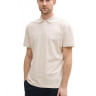 Футболка поло POLO SHIRT WITH STRETCH 1045629-38207 Tom Tailor L Кремовий 1045629-38207