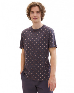 Футболка Men's DENIM T-shirt 1042069ХХ35506 Tom Tailor L Темно-коричневий 1042069ХХ35506