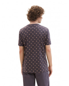 Футболка Men's DENIM T-shirt 1042069ХХ35506 Tom Tailor L Темно-коричневий 1042069ХХ35506