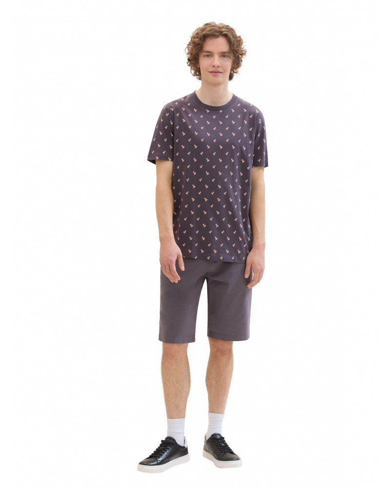 Футболка Men's DENIM T-shirt 1042069ХХ35506 Tom Tailor L Темно-коричневий 1042069ХХ35506