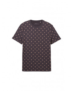 Футболка Men's DENIM T-shirt 1042069ХХ35506 Tom Tailor L Темно-коричневий 1042069ХХ35506