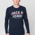Футболка з довгими рукавами 12205129-Navy Blazer Jack&Jones L Темно-синій 12205129-NAVY BLAZER