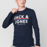 Футболка з довгими рукавами 12205129-Navy Blazer Jack&Jones L Темно-синій 12205129-NAVY BLAZER