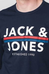 Футболка з довгими рукавами 12205129-Navy Blazer Jack&Jones L Темно-синій 12205129-NAVY BLAZER