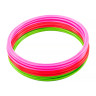 Кільця спортивні 12 шт (4 Червоні+4 Рожеві+4 Зелені) AVK3-610-600-302