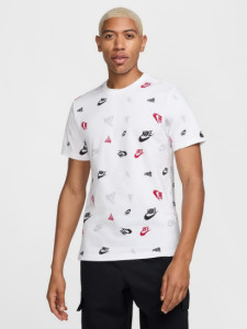 Футболка Nike M NSW TEE 12MO AOP SP25 HJ0561-100