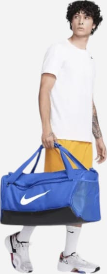Сумка Nike NK BRSLA M DUFF - 9.5 60L синій, чорний Уні 64 х 30 х 30 см (DH7710-481) DH7710-481