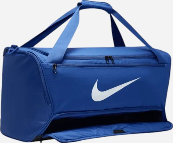 Сумка Nike NK BRSLA M DUFF - 9.5 60L синій, чорний Уні 64 х 30 х 30 см (DH7710-481) DH7710-481