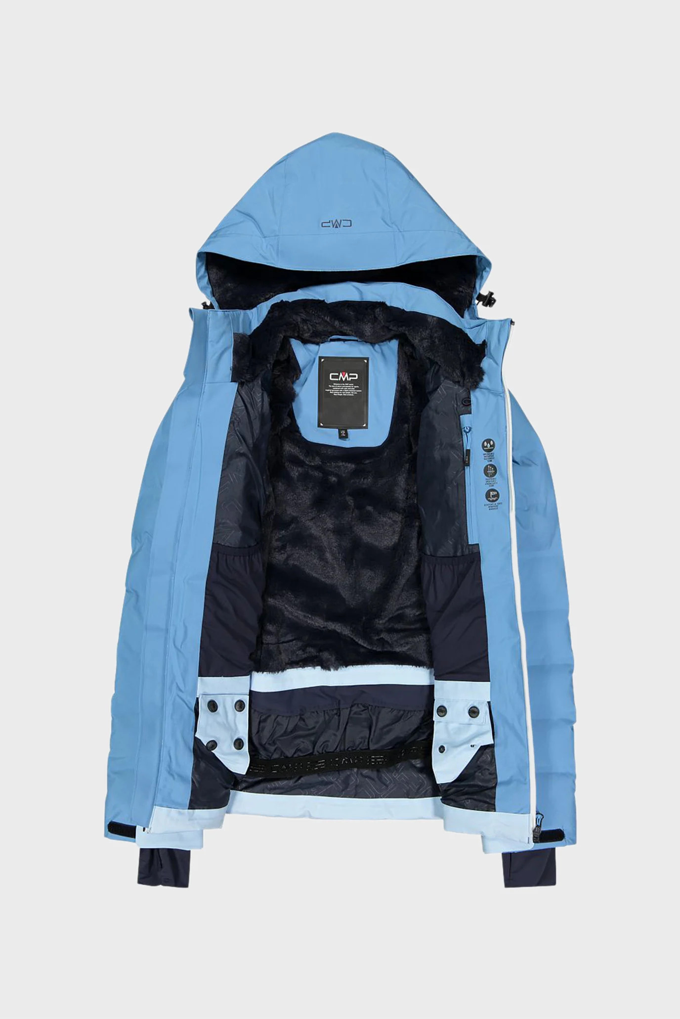 Куртка лижна CMP JACKET ZIP HOOD TWILL 34W4596-L441
