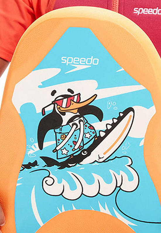 Дошка для плавання Speedo PRINTED FLOAT IU помаранчевий, блакитний Діт OSFM 8-1224714668