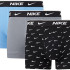 Труси-боксери Nike Everyday Cotton Stretch trunks 3 pack in black with graffiti wasitband 0000KE1008-9JI