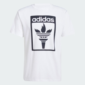 Футболка чоловіча Adidas Trefoil Torch T-Shirt White JJ1218
