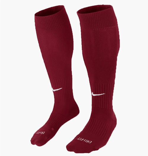 Гетри Nike Classic II Cush OTC Team (бордовий/біла емблема) DS-SX5728-670, Цвет Бордовий, Размер (Ев DS-SX5728-670