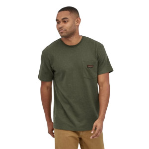 Футболка Patagonia M's Work Pocket Tee Shirt industrial green 53396 INDG