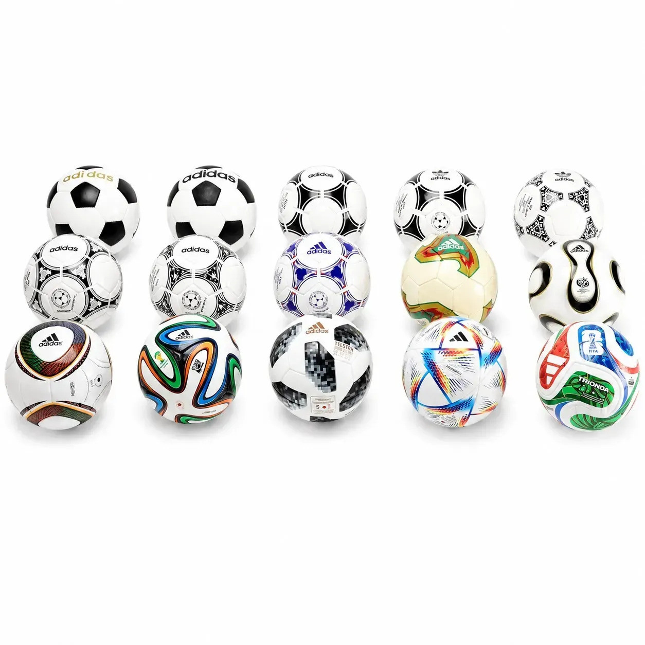 Набір м'ячів Adidas FIFA World Cup 26 Historical Mini Ball Set JN2093