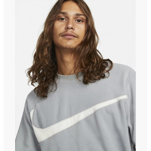 Кофта Nike Club+ MenS Fleece Winterized Crew Grey DQ4894-073