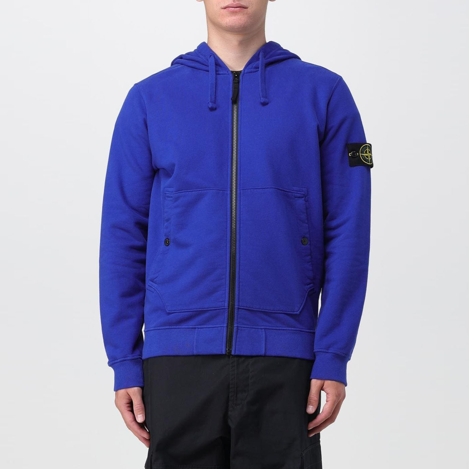 Худі Stone Island Blue Zip Hoodie 791561620 V0022
