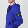 Худі Stone Island Blue Zip Hoodie 791561620 V0022