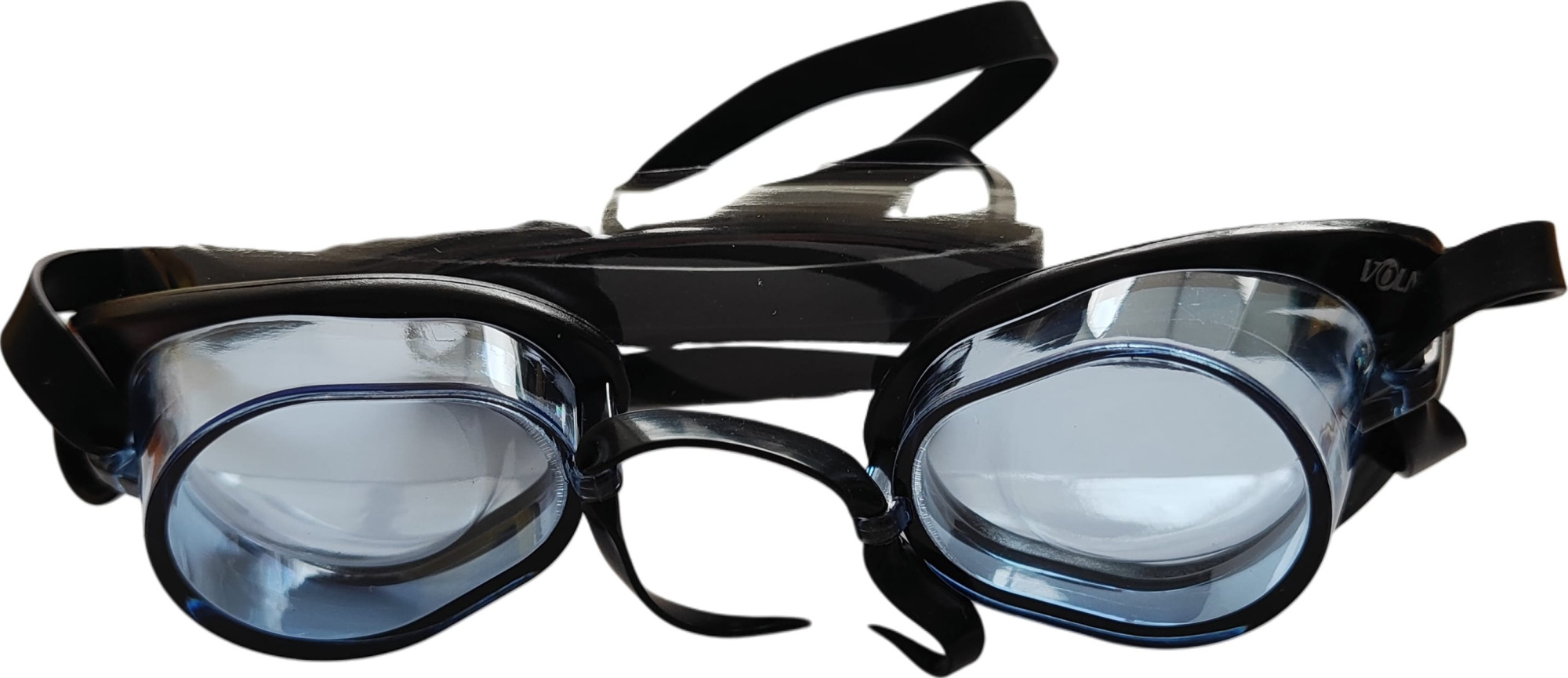 Окуляри для плавання Volna ALTA II чорний, синій Уні One Size 1554-00-1