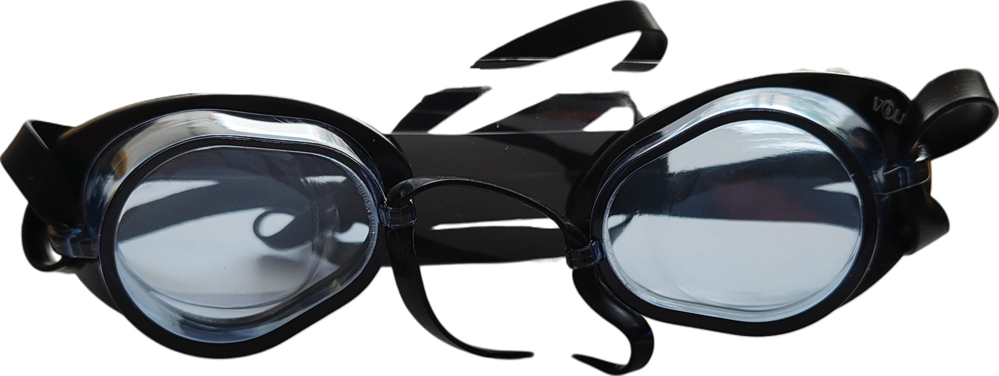 Окуляри для плавання Volna ALTA II чорний, синій Уні One Size 1554-00-1
